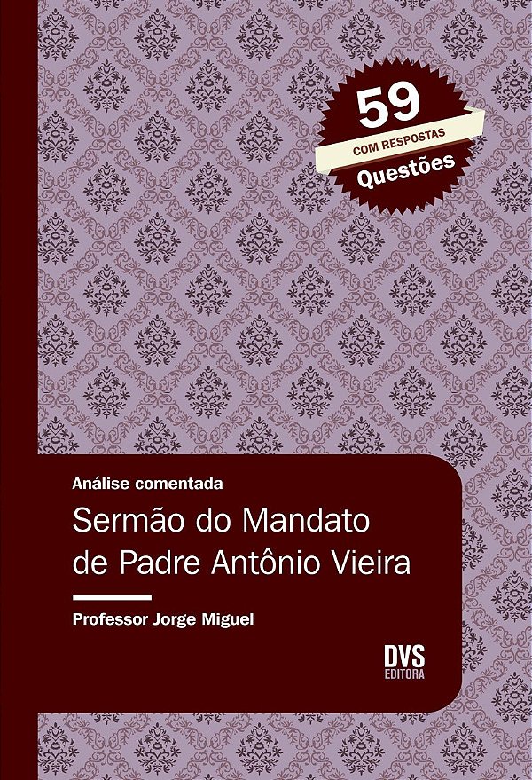 Livro Análise Comentada - Sermão do Mandato de Padre Antô...