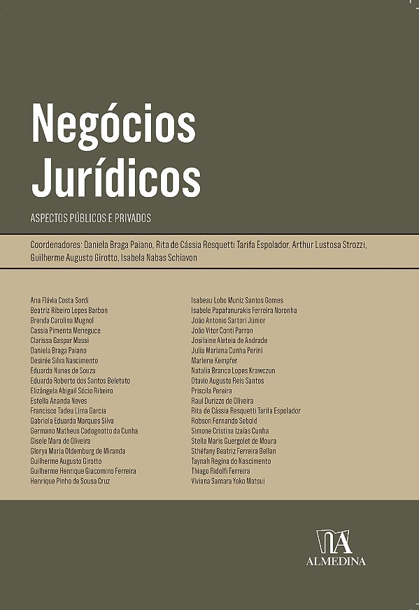 Livro Negócios jurídicos: Aspectos públicos e privados