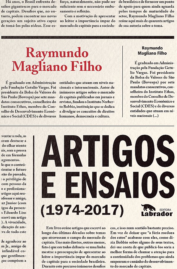 Livro Artigos e ensaios (1974-2017)