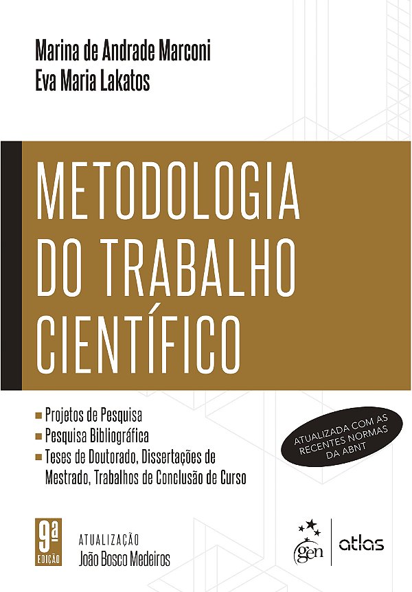 Livro Metodologia do trabalho científico