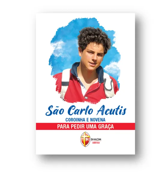 Livro São Carlo Acutis coroinha e novena