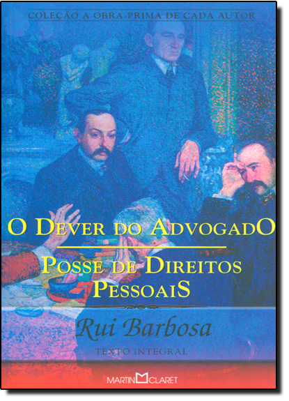 Livro O Dever Do Advogado - Posse De Direitos Pessoais - ...