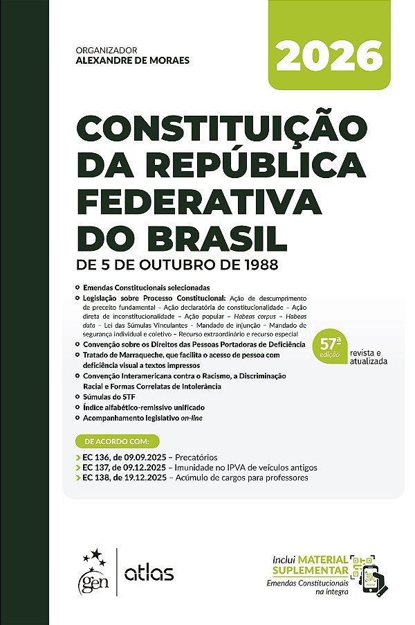 Constituição da República Federativa do Brasil - 57ª Edição 2026