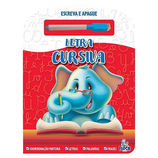 Escreva e apague: letra cursiva