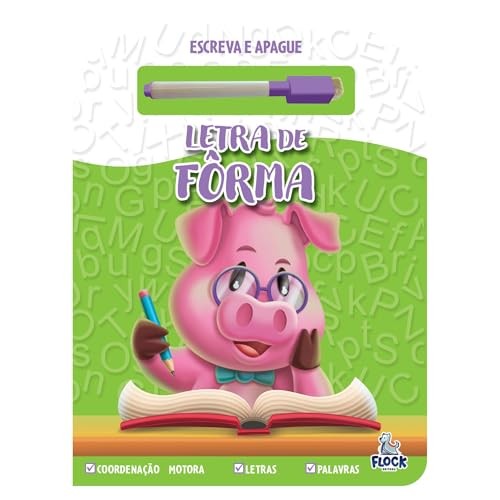 Escreva e apague: letra de fôrma