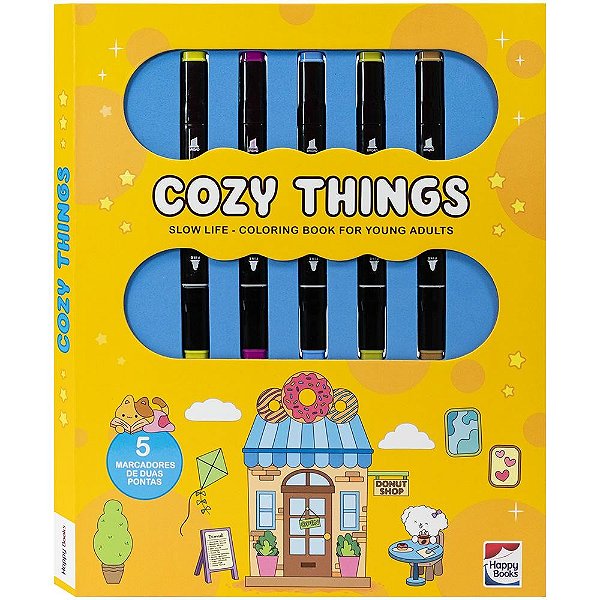 Slow Life - Coloring Books For Young Adults: Cozy Things