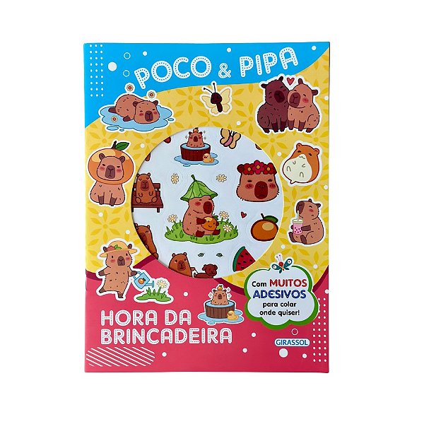 Poco & Pipa - Hora Da Brincadeira - Com Muitos Adesivos Para Colar Onde Quiser!