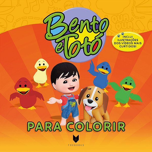 Bento e Totó para colorir