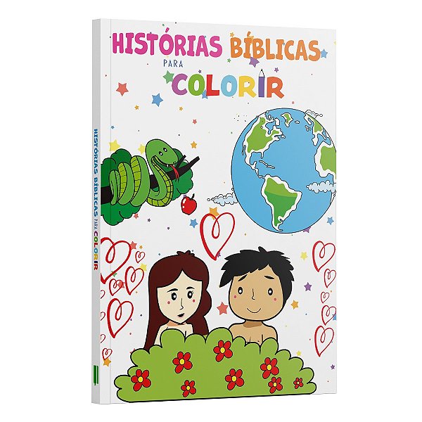 Histórias Bíblicas Para Colorir - Capa Estrelas
