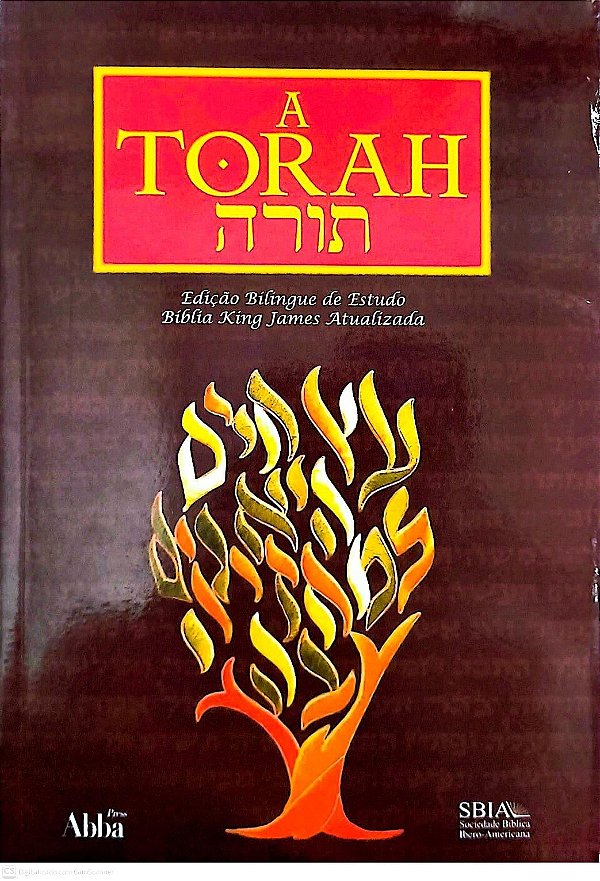 A Torah - Edição Bilingue De Estudo Bíblia King James Atualizada - Capa Brochura