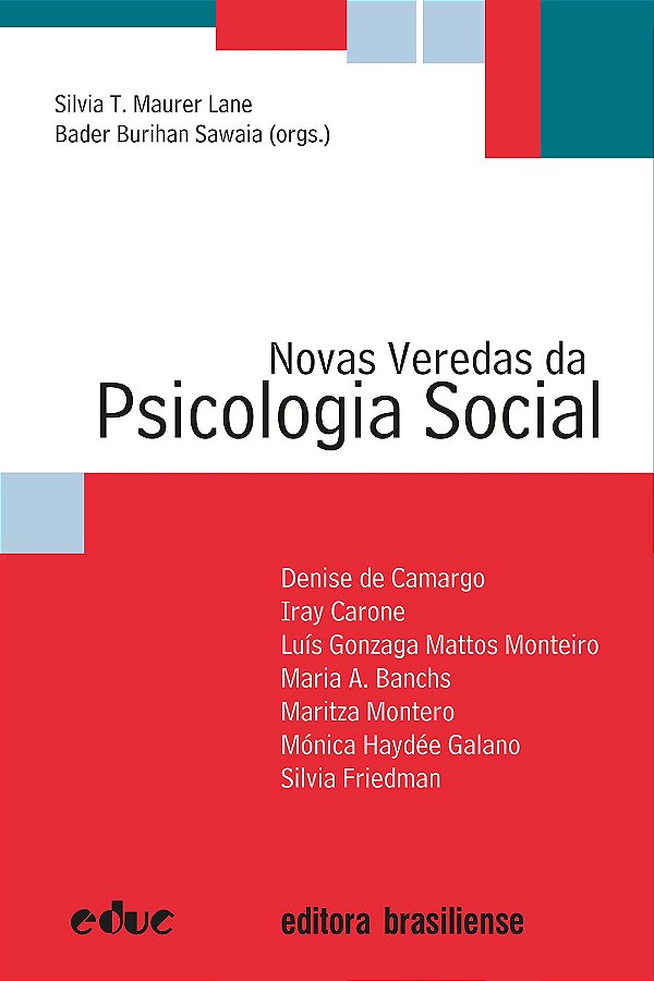 Novas Veredas Da Psicologia Social - 1