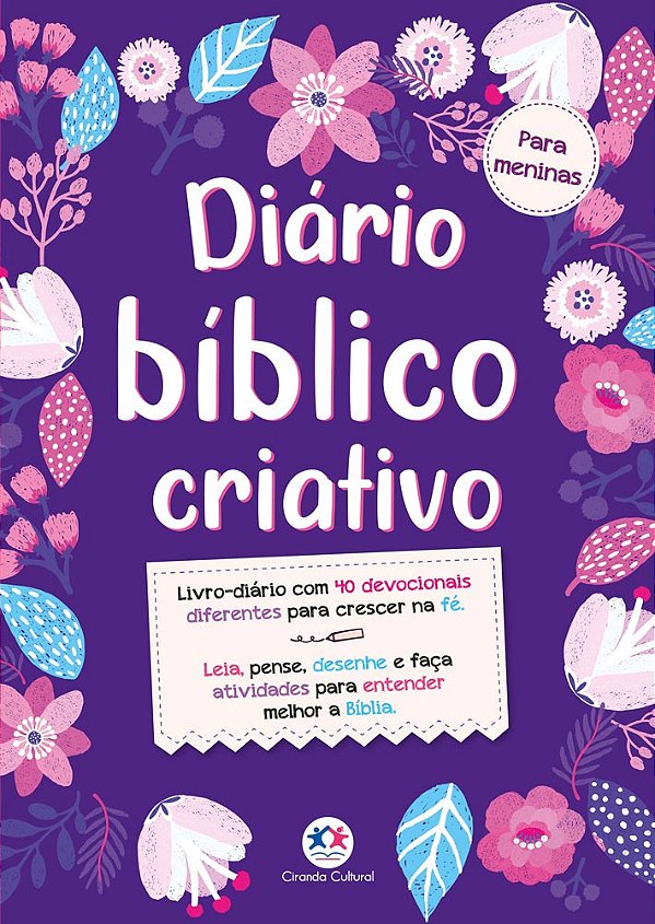 Livro-diário bíblico criativo - para meninas