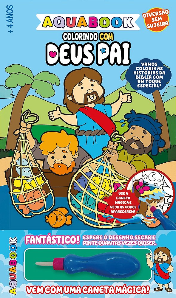 Colorindo com Deus pai aquabook