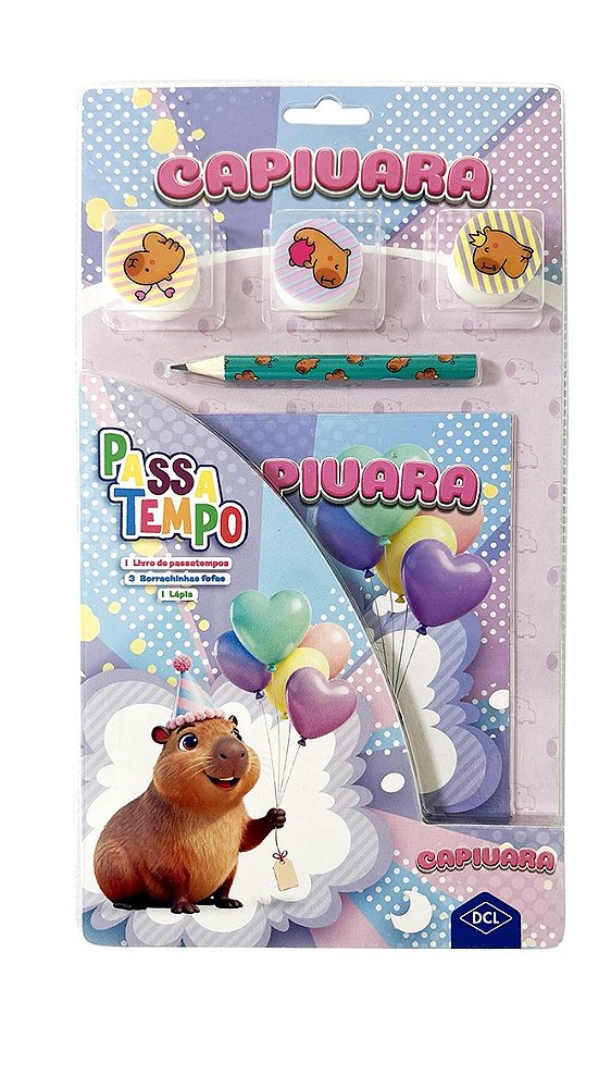 Livro passatempos - Capivara