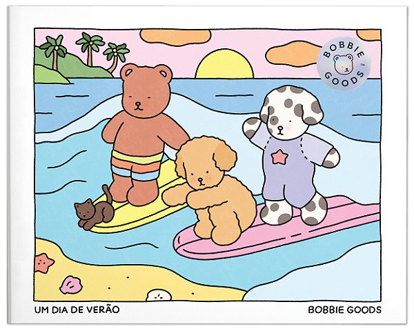 Um dia de verão (Summer Break) – Livro de colorir oficial Bobbie Goods