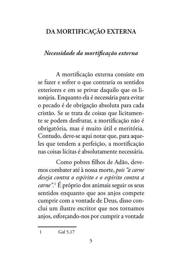 As Excelências da mortificação e do sofrimento