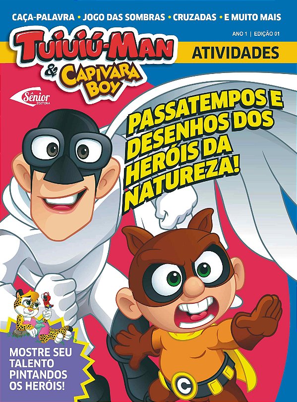 Heróis Da Natureza Para Colorir