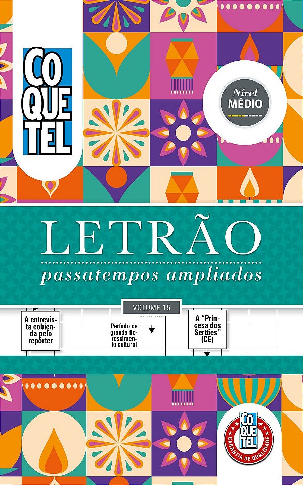 Livro Coquetel Espiral Letrão Médio 15