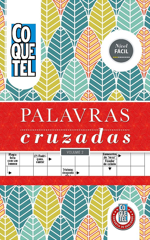 Livro Coquetel Espiral Palavras Cruzadas Fácil 2: mantenha seu cérebro ativo com o desafio definitivo em palavras!