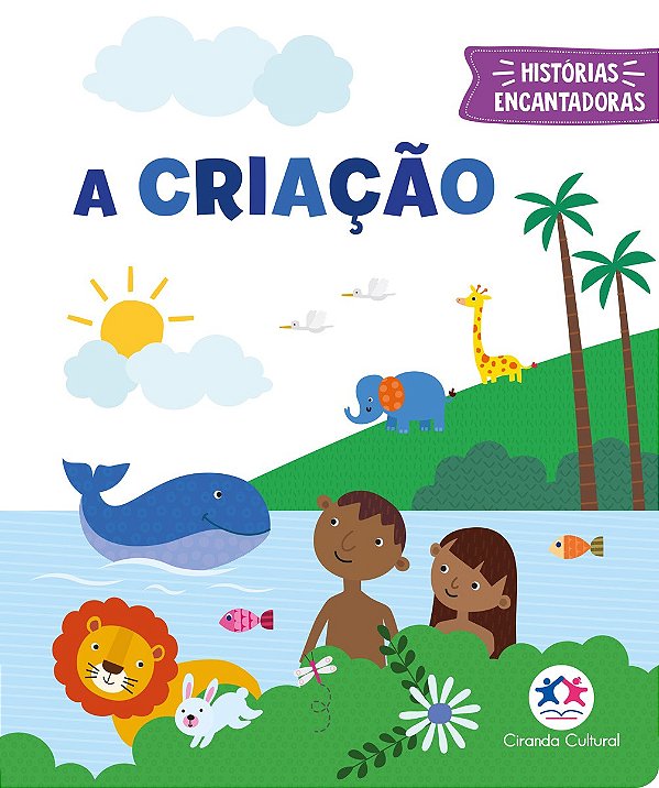 A Criação - Livro pequeno almofadado