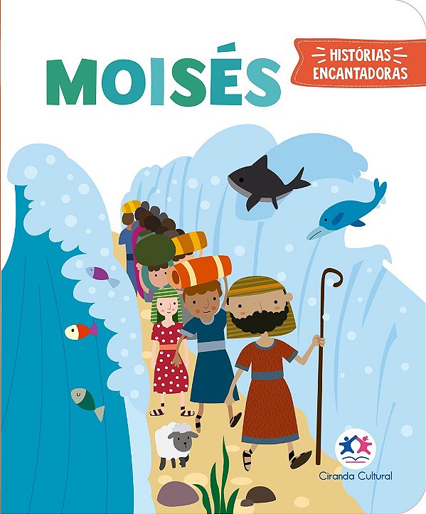 Moisés - Livro almofadado pequeno