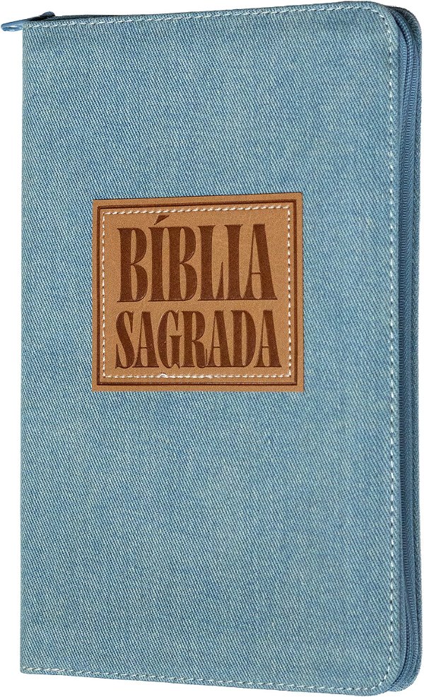 Bíblia Sagrada ACF Slim, Capa jeans, Leitura Perfeita