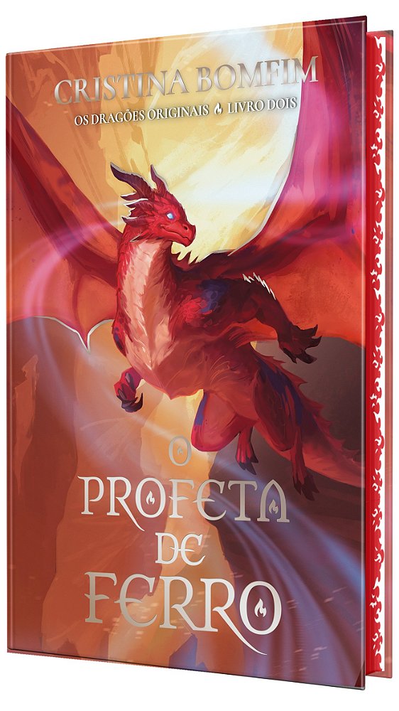 O profeta de ferro – Continuação da romantasia “A guardiã de pedras” em edição com capa dura e pintura trilateral