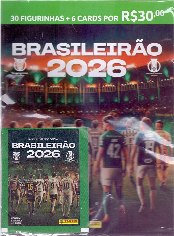 Brasileirao 2026 - Blister C/6