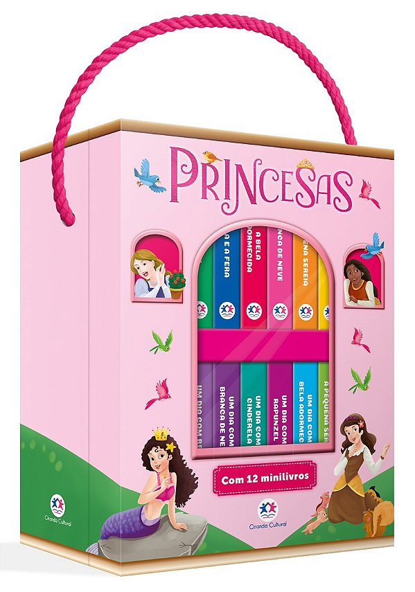 Princesas - Box com 12 minilivros