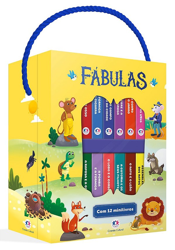 Fábulas - Box com 12 minilivros