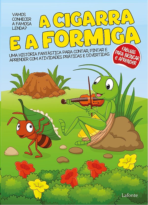 Livro A Cigarra E A Formiga