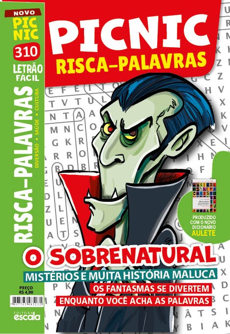 Livro Picnic Risca-Palavras Letrão - Fácil: 310 - o sobre natur...