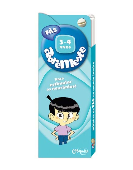Livro Abremente Fãs 3-4 anos