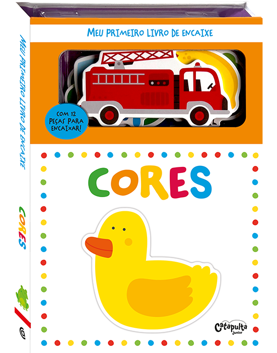 Livro Meu primeiro livro de encaixe: Cores (Volume 1)