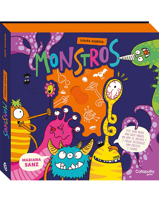 Livro Lousa mágica: monstros