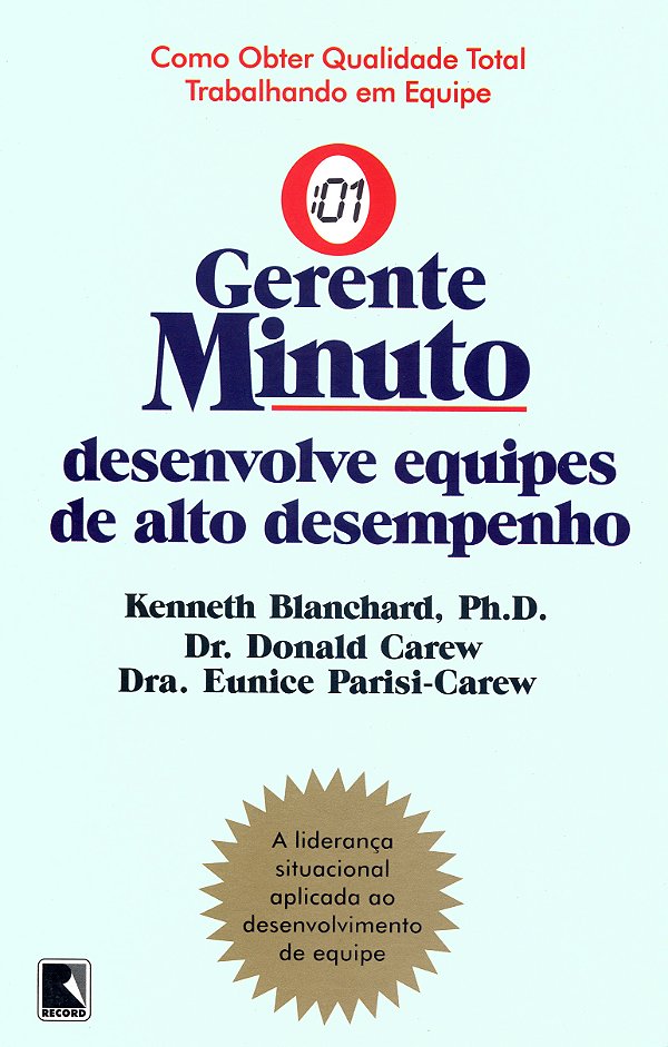 Livro Gerente-minuto desenvolve equipes de alto desempenh...