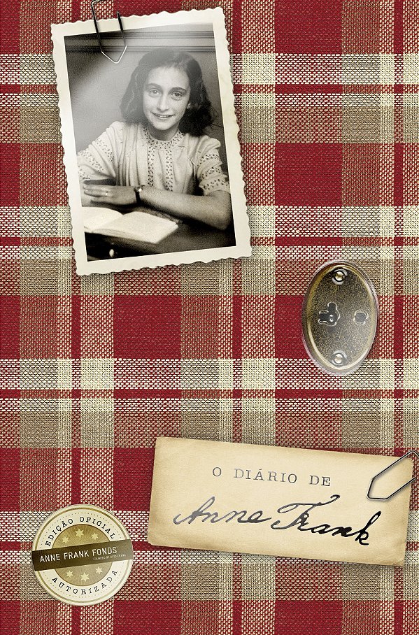 Livro O diário de Anne Frank (edição oficial - capa dura)