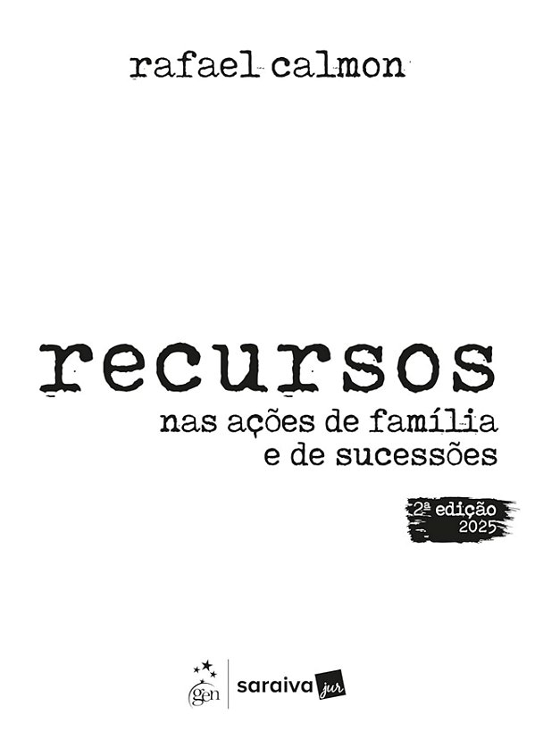 Livro Recursos Nas Ações de Família - 2ª Edição 2025