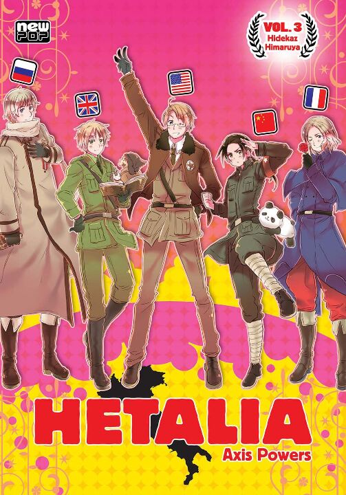 Livro Hetalia Axis Power - Volume 03
