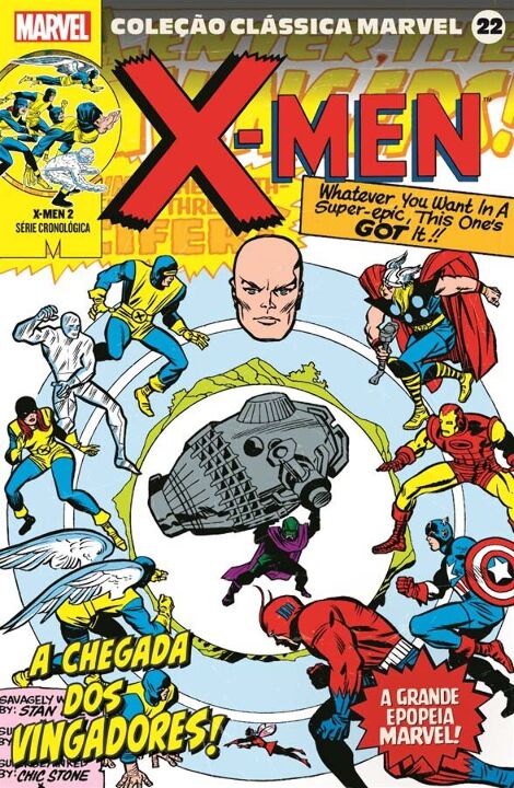 Livro Coleção Clássica Marvel Vol. 22 - X-Men Vol. 2