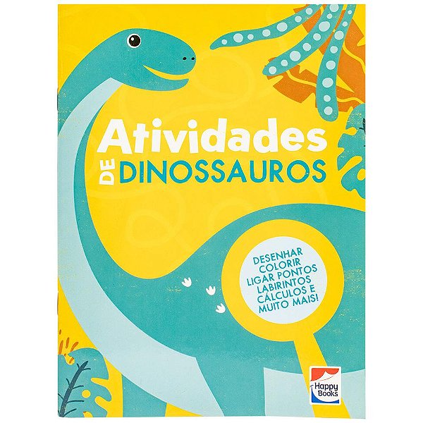 Livro Atividades de Dinossauros: Vol.1 (Amarelo) (Volume 1)