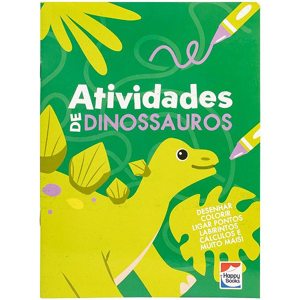 Livro Atividades de Dinossauros: Vol.4 (Volume 4)