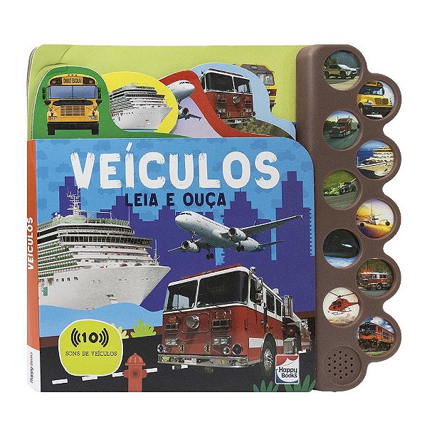 Livro Leia e Ouça: Veículos
