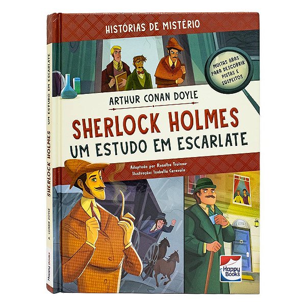 Livro Histórias de Mistério: Sherlock Holmes - Um Estudo em Esc...