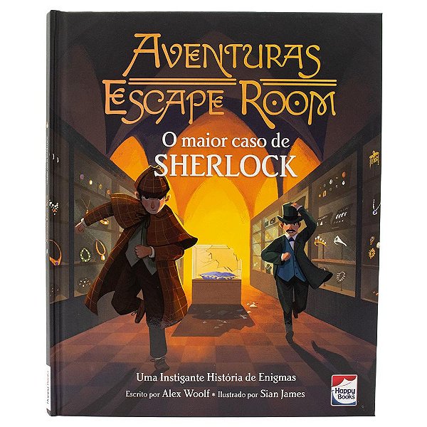 Livro Aventuras Escape Room: O Maior Caso de Sherlock