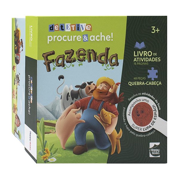 Livro QC Detetive - Procure e ache! Fazenda