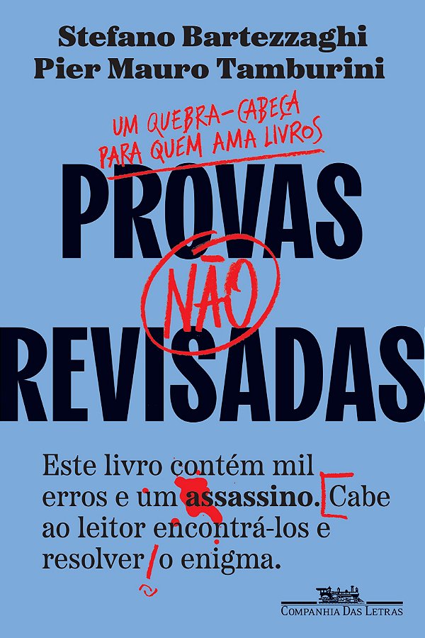Provas não revisadas - um quebra-cabeça para quem ama livros