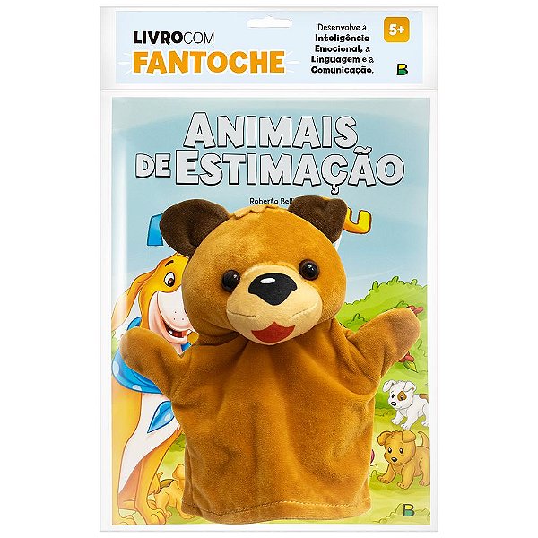 Livro Livro com Fantoche: Animais de Estimação