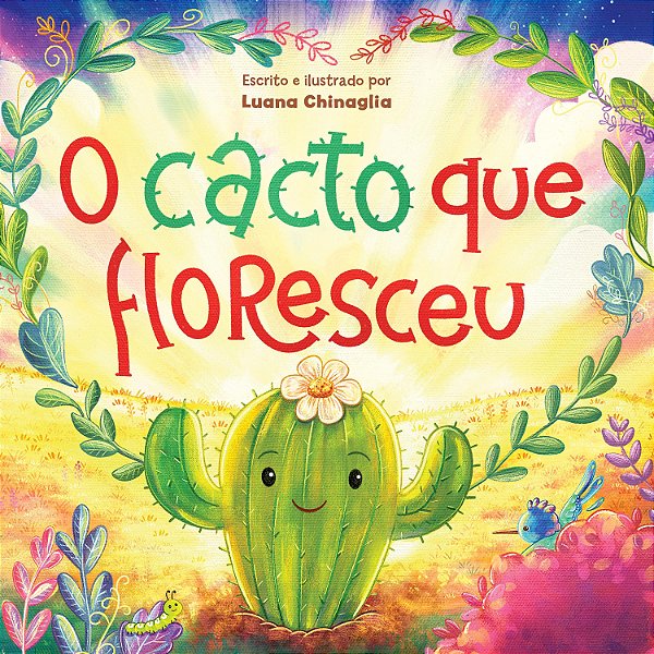 O cacto que floresceu