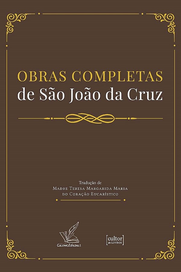 Livro Obras de São João da Cruz